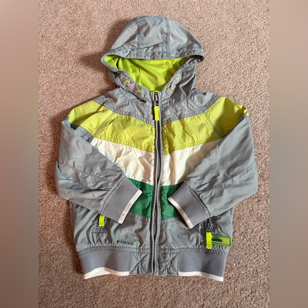 Next Gray Jacket with Neon Accents
